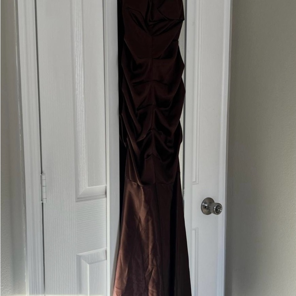 Xscape Brown Maxi Dress